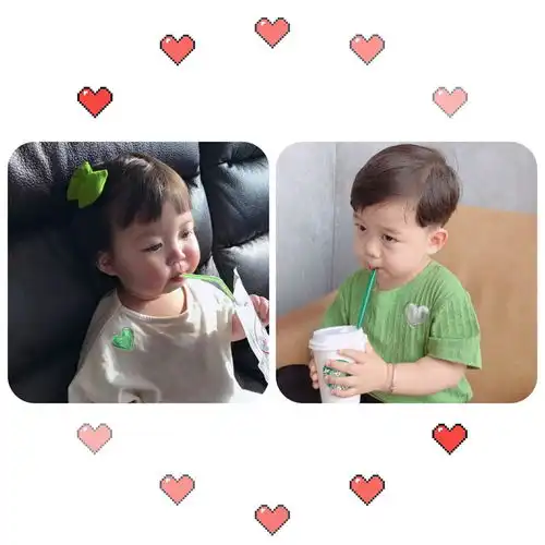 有哪些可爱的萌娃情侣头像