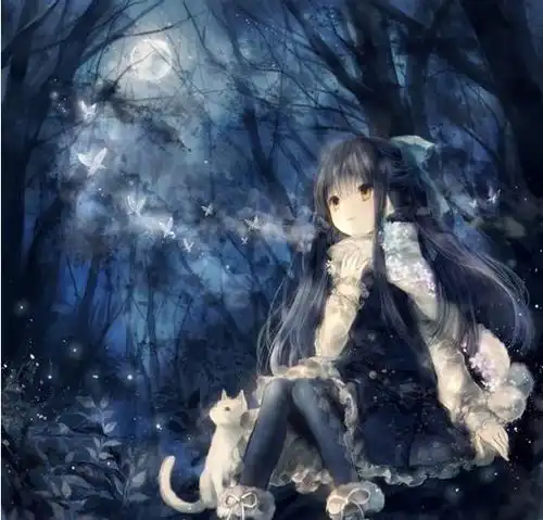 二次元女生头像,抱走回复