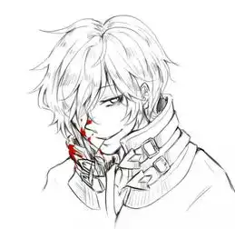 求王者荣耀五黑头像,黑白的,脸上都有血的