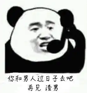 熊猫头表情包合集呸你个渣男