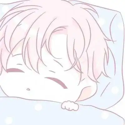 情侣头像卡通呆萌一对两张2020二次元情侣头像一男一女萌