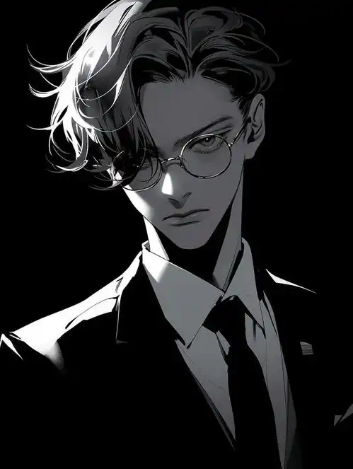 斯文败类禁欲系男生头像动漫