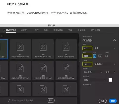 合成创意的头像切割艺术效果