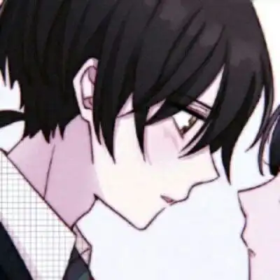 情头动漫两张分开呆萌2020二次元情头萌萌哒一对