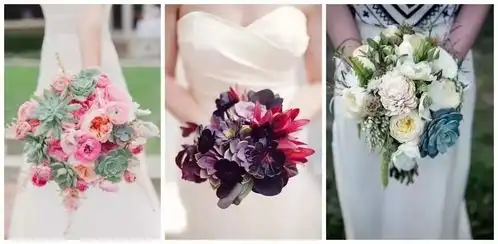 婚礼中新娘的手捧花该如何搭配颜色