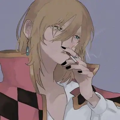 猪企鹅动漫手绘二次元男生头像