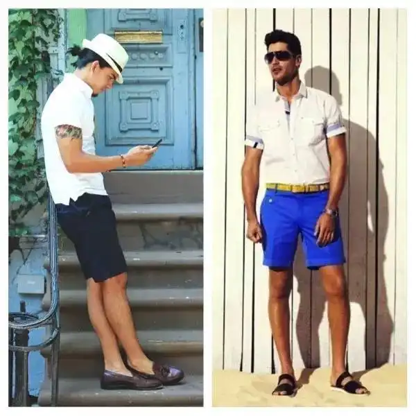 夏季男装流行之合身型短裤最时尚穿搭法