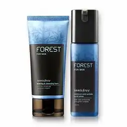 森林男士洁面乳液套装