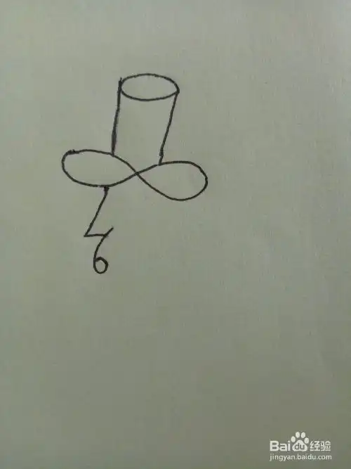 用数字09画男人的头像简笔画