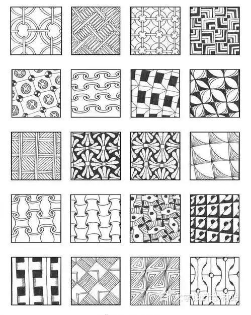 线描课植物装饰线描先找到外轮廓再处理植物的脉络纹理