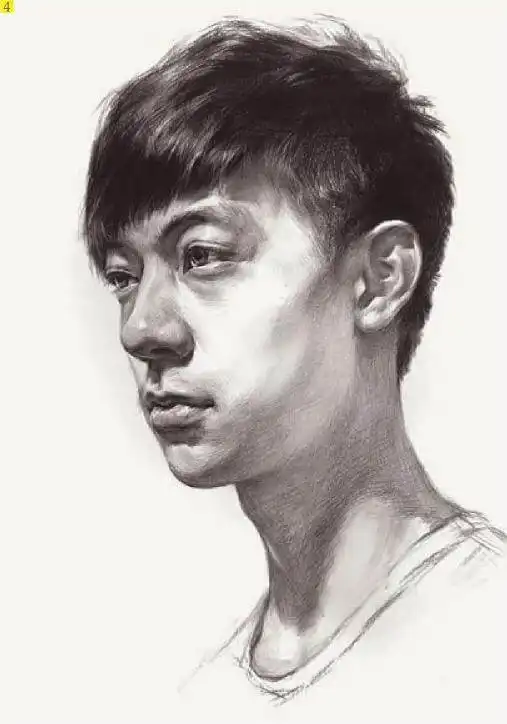男性头像可不是盲目地画黑就行了,关键是结构