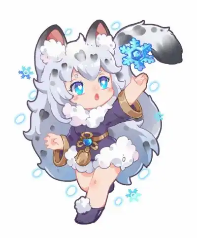 转载,迷你世界公益皮肤雪球球,