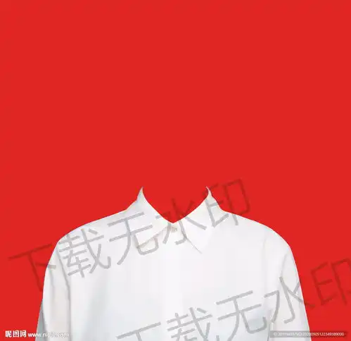 半身白衬衫设计图psd分层素材