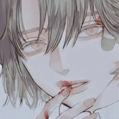 二次元手绘超酷男头