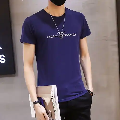 图男装韩版短袖t恤全棉面料舒适透气4元北京服装鞋帽箱包