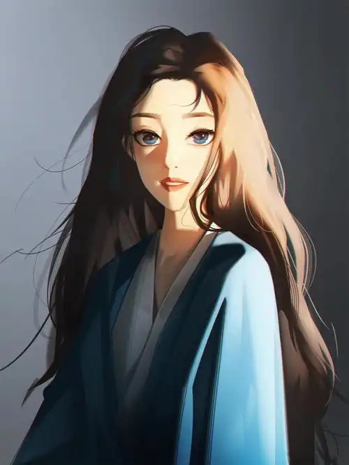 这个男画师笔下的女孩太美了,太适合当头像了