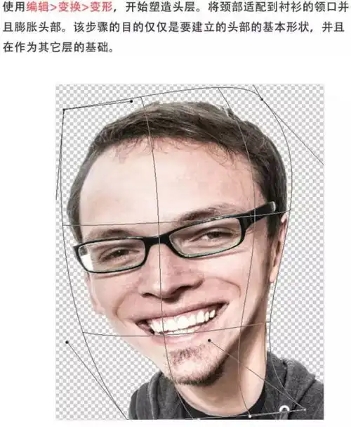 ps教程把真人头像照片制成搞笑漫画