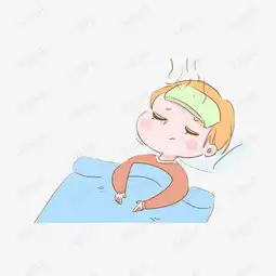 小孩感冒流感病毒发烧咳嗽出汗怕冷健康看病素材图片免费下载高清png千库网图片编号11007934