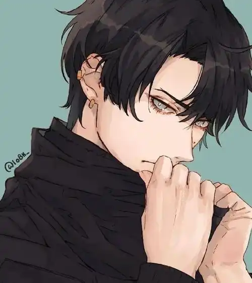 cg原画插画教程糟糕是心动的感觉二次元动漫男生霸道高冷系