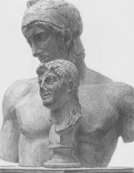 美术生素描石膏头像画成这个样子,那么离清华美院就不远了