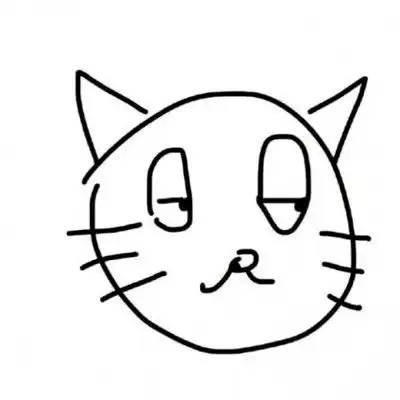 白底头像小可爱小图案萌萌哒白底卡通简洁头像