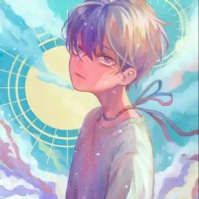 成熟精致动漫男头像世界欠你的温柔,我还你一片情