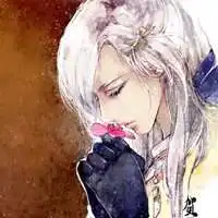 邪魅长发动漫图片男微信头像图片大全