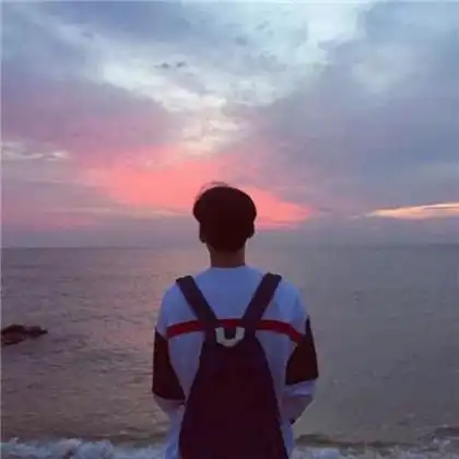 唯美意境背影情侣头像一对两张,真爱就不要活在幻想里