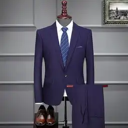 精品西服套装暗格男士开衩商务西装修身正装职业婚礼套西装lsbt