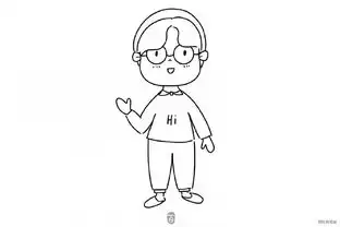 可爱的小孩子简笔画图片