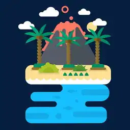 美丽的椰树林岛屿免抠图片图片素材其他格式下载动漫人物大全