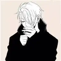 一个男生叼着烟的二次元头像微信头像图片大全