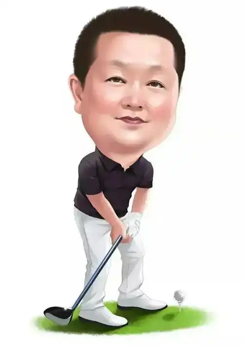 商务男士风格头像,手绘真人漫画微信头像,帅气感满满