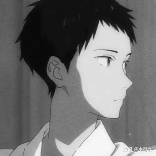 有没有好兄弟能来点黑白日漫男头,看到的都是女头男孩子也想要这种头像