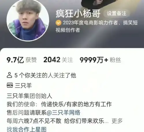 网红小杨哥更换五年的头像知情人透露本质原因,疑似和小黄有关