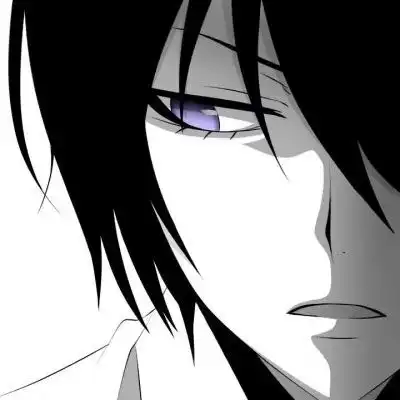 黑白动漫头像红眼睛男红瞳异瞳酷帅图片