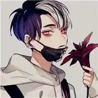 黑暗病娇男系动漫头像微信头像图片大全