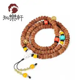 知乐轩辟邪精选藏式磨边金刚佛珠招财手链项链送礼佳品报价价格,评测比购网,我要网购我要比