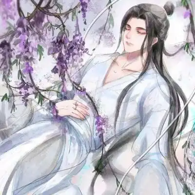 唐崎夜雨手绘古风自截唯美男头