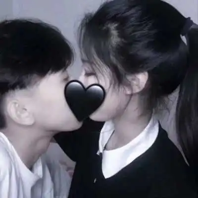 美丽双人伴侣头像