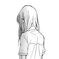 头像女生背影黑白动漫微信头像图片大全