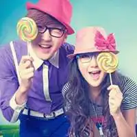 情侣头像彩虹一男一女微信头像图片大全