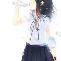 黑白头像女生背影动漫微信头像图片大全