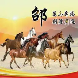 姓氏微信头像,万马奔腾,财源广进,你找到自己的没有