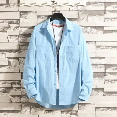 67917春夏季爆款翻领防晒衣男情侣户外休闲运动潮皮肤衣