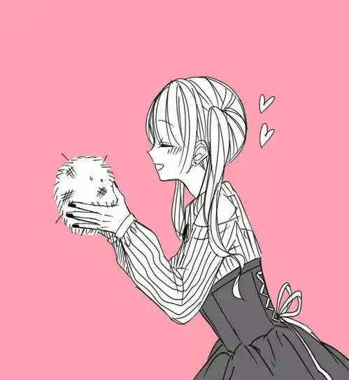 情侣头像我爱余晖也爱你