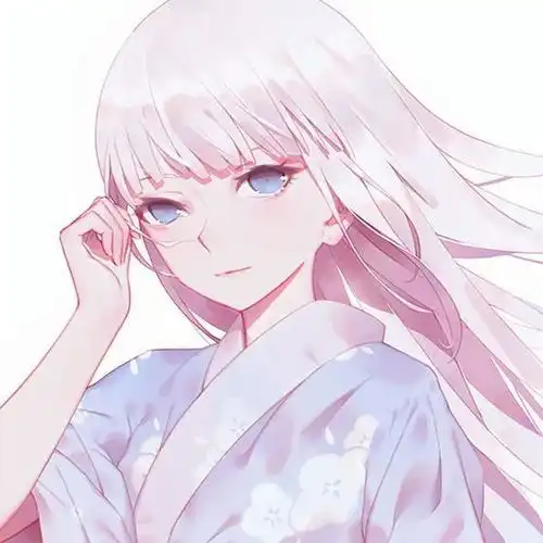 动漫女头二次元粉发头像粉毛动漫女生头像