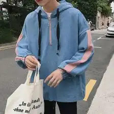 港风卫衣男宽松原宿ulzzang
