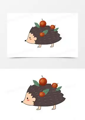 刺猬卡通图片可爱图片大全