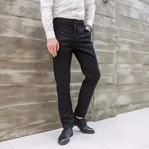 无可匹敌,平湖出货商务休闲必备,秋冬男士高端毛呢羊毛裤